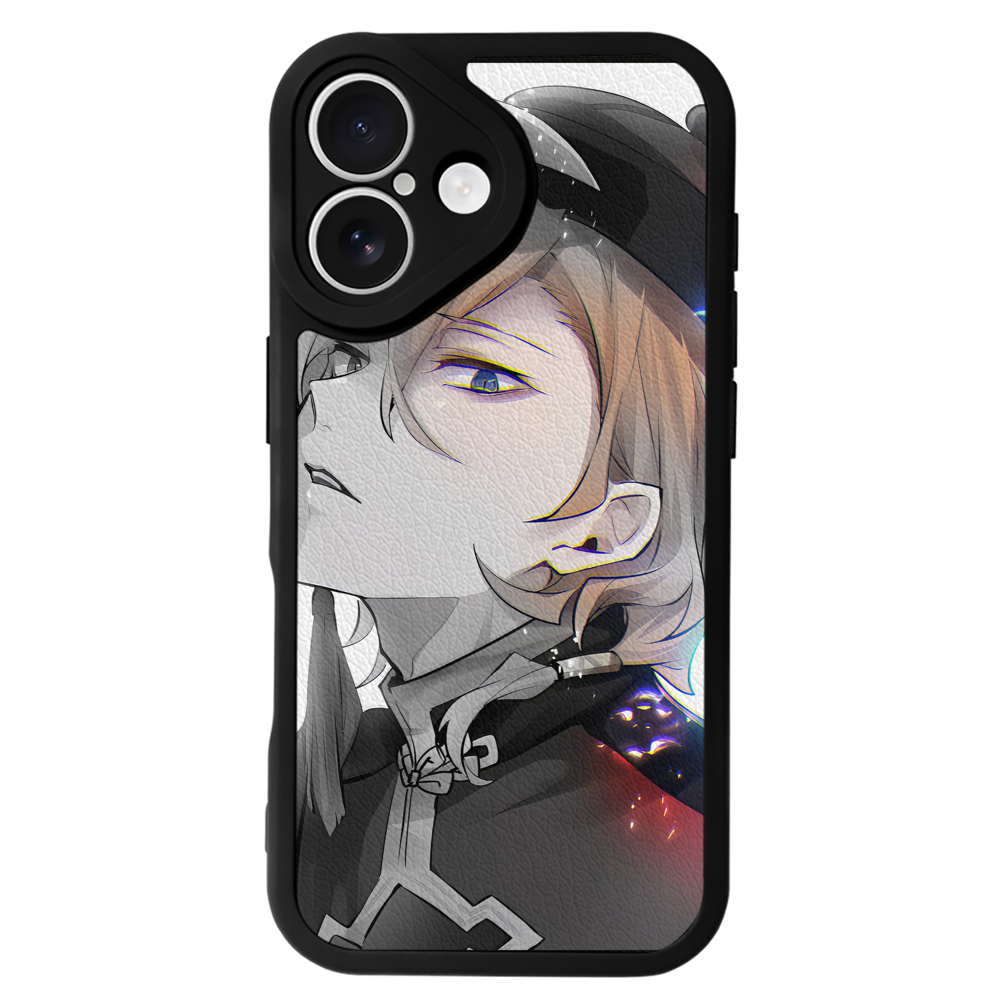 （画像用） 文豪ストレイドッグス Bungo Stray Dogs 【iPhone 16シリーズ対応】シリコンスマホケース（レザー調） 材質：シリコン